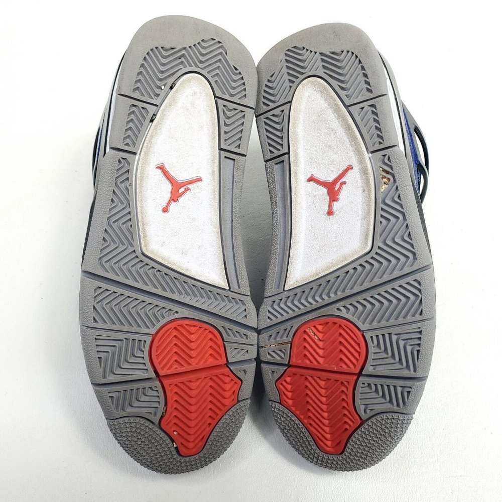 Nike Air Jordan 4 Retro BG Winterized Loyal Blue Boys Shoes Youth Size 4.5Y Kids - Picture 5 of 11